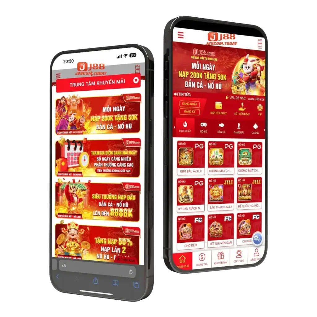 Giao diện ứng dụng 188BET 250 App Android trực quan, dễ sử dụng